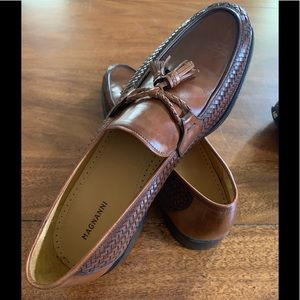 Magnanni Men’s Size 14 Brown Leather Dress Shoe